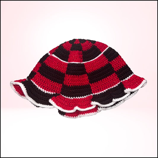 Checkered Bucket Hat