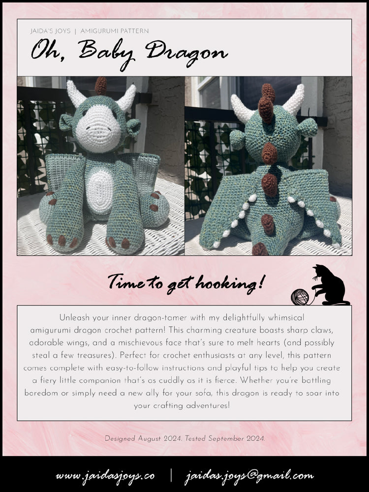 Oh, Baby Dragon - Crochet Pattern