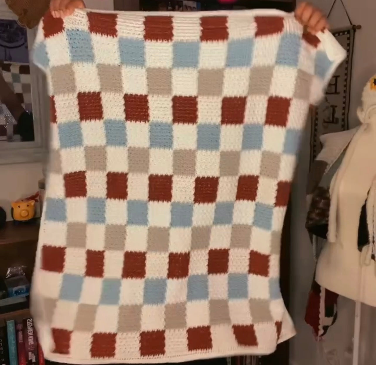 Checkered Baby Blanket