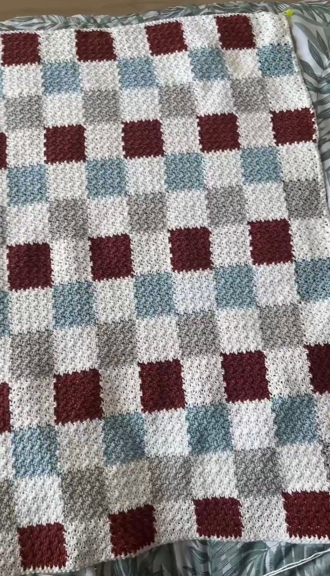 Checkered Baby Blanket