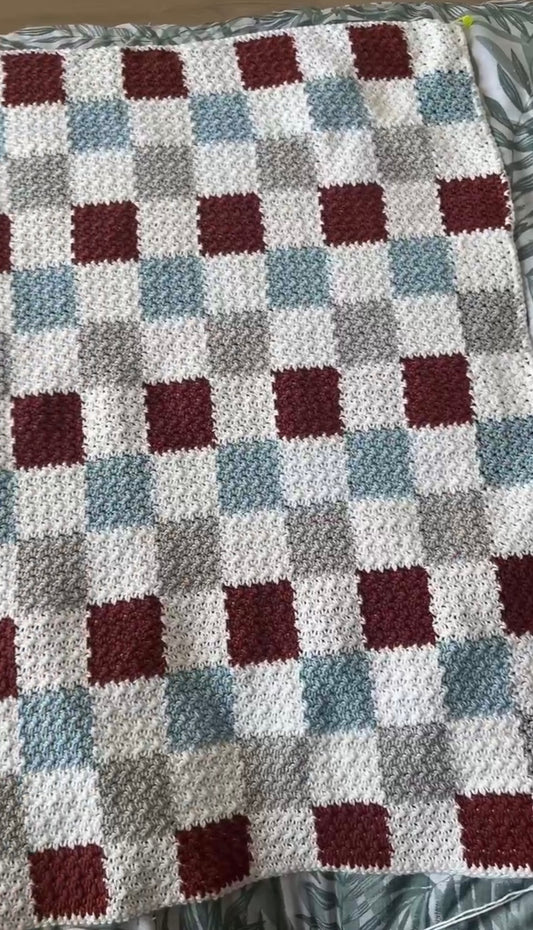 Checkered Baby Blanket